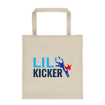 Lil' Kicker canvas tote bag