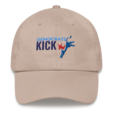 Democrats Kick A dad hat in stone