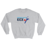 Democrats Kick A - gray Sweatshirt