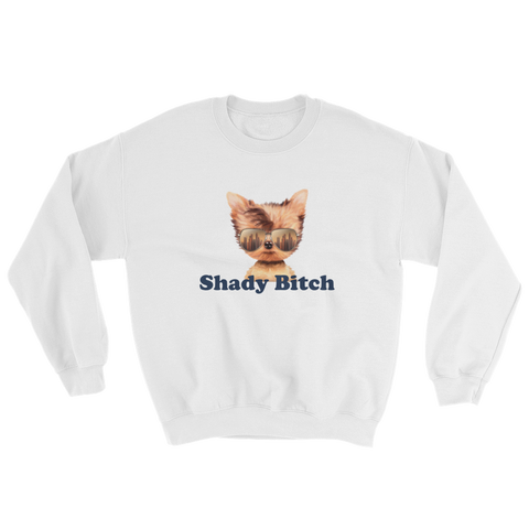 White sweatshirt - "shady B"