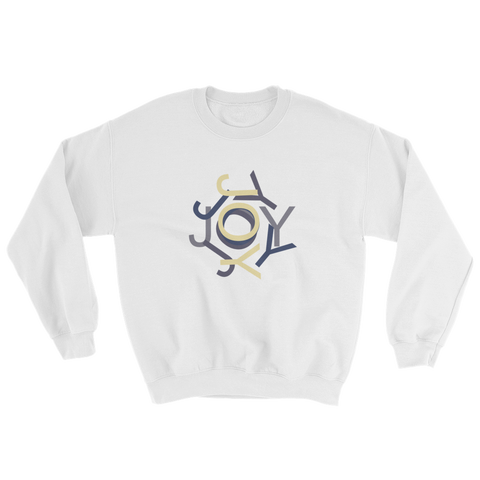 Surrounded by Joy - white sweatshirt