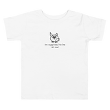 i'm supposed to be a owl drawing shirt white