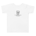 i'm supposed to be a elephant drawing shirt white