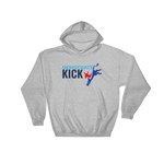 Democrats Kick A - white Hooded Sweatshirt